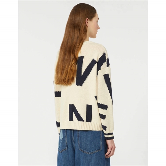 Weekend Max Mara WKDCELEBRE Strik, Navy Writing Pattern